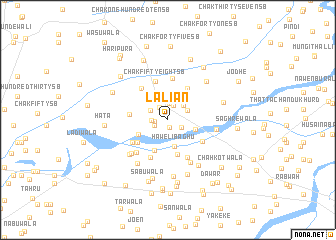 map of Lāliān