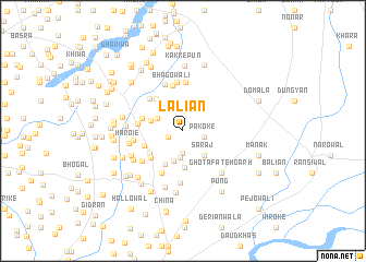 map of Lāliān