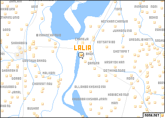 map of Lalia