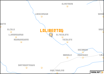 map of La Libertad