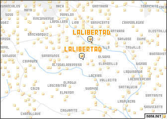 map of La Libertad