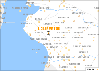 map of La Libertad