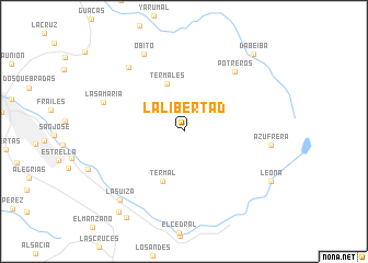 map of La Libertad