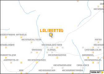 map of La Libertad