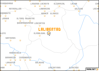 map of La Libertad