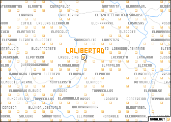 map of La Libertad