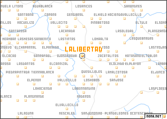 map of La Libertad