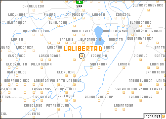 map of La Libertad