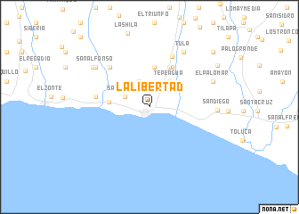 map of La Libertad