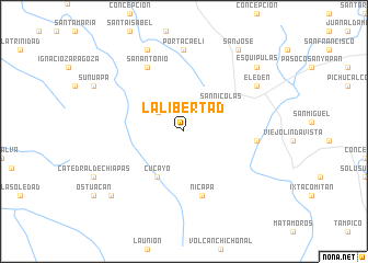 map of La Libertad