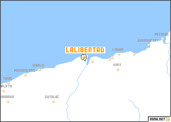 map of La Libertad