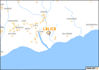 map of Lalica