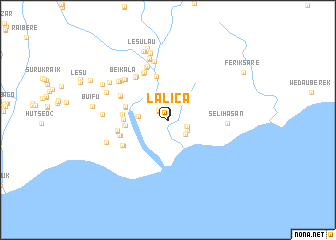 map of Lalica