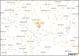 map of Lalici