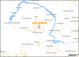 map of Lāli Garhi