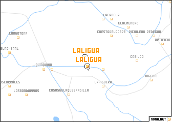 map of La Ligua