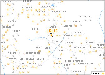 map of Lalig