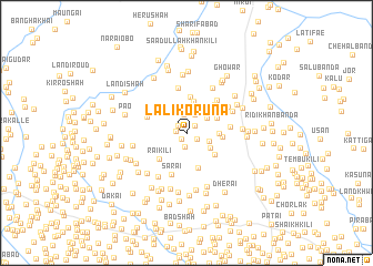 map of Lāli Korūna