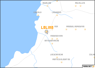 map of La Lima