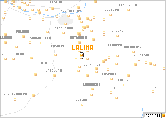 map of La Lima