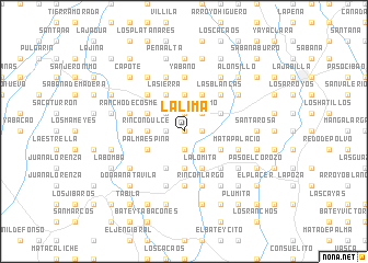 map of La Lima