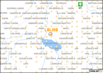 map of La Lima