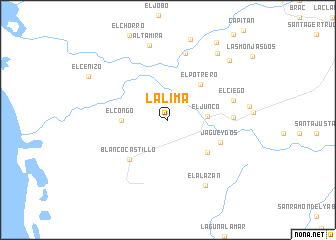 map of La Lima