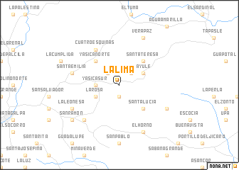 map of La Lima