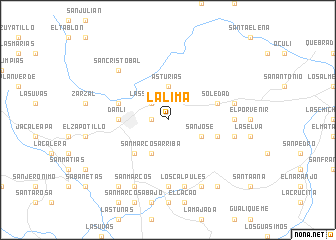 map of La Lima