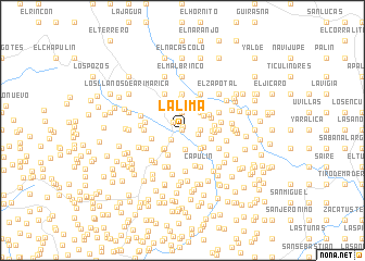 map of La Lima