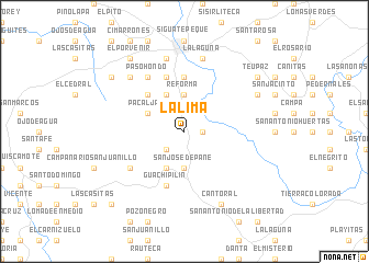 map of La Lima