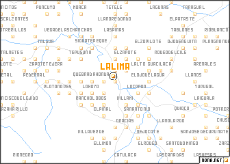 map of La Lima