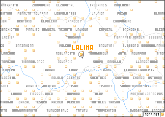 map of La Lima