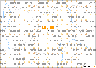 map of La Lima