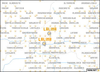 map of La Lima