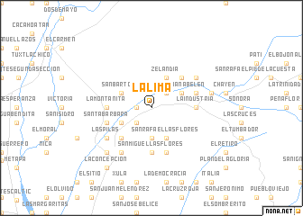 map of La Lima