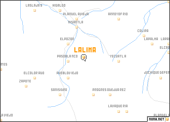 map of La Lima