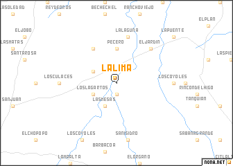 map of La Lima