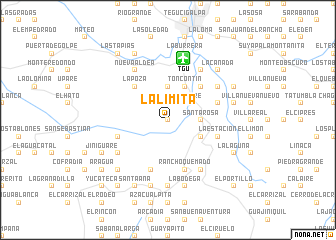 map of La Limita