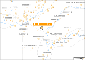 map of La Limonera