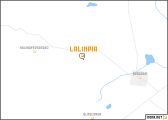 map of La Limpia