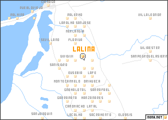 map of La Lina