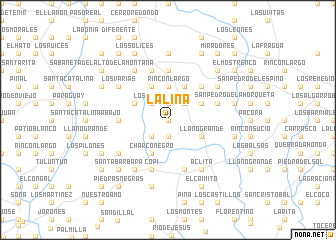 map of La Lina