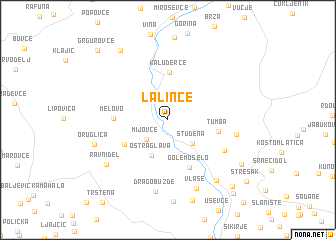 map of Lalince