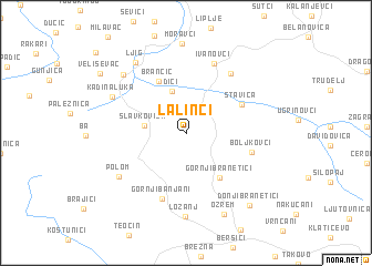 map of Lalinci