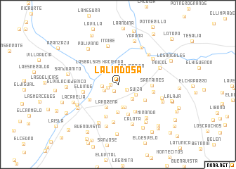 map of La Lindosa