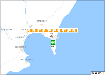 map of La Línea de la Concepción