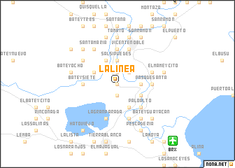 map of La Línea