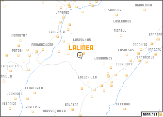 map of La Línea