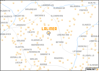 map of La Línea